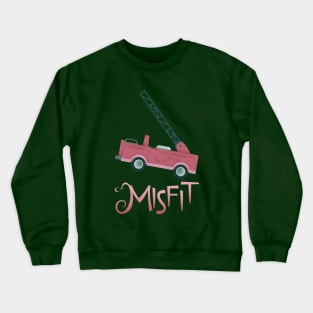 Misfit - Pink Fire Engine Crewneck Sweatshirt